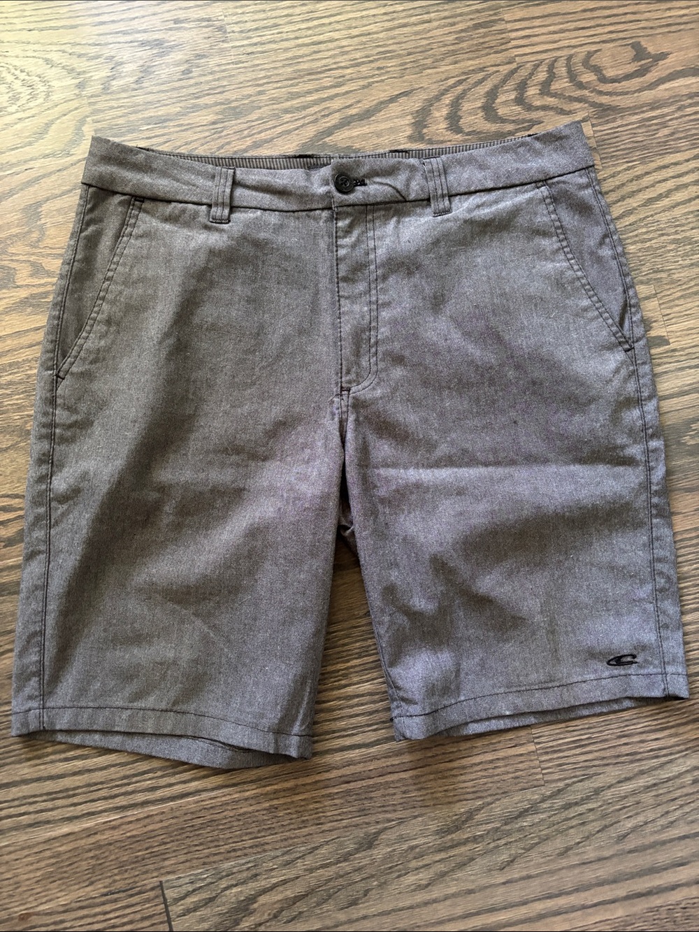 O'Neill Gray Flat Front Chino Shorts